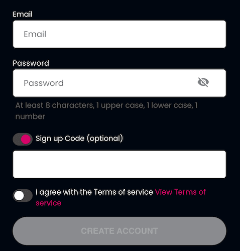 Betplay.io sign up code