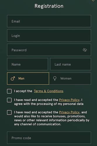 Casinia Sports Betting promo code