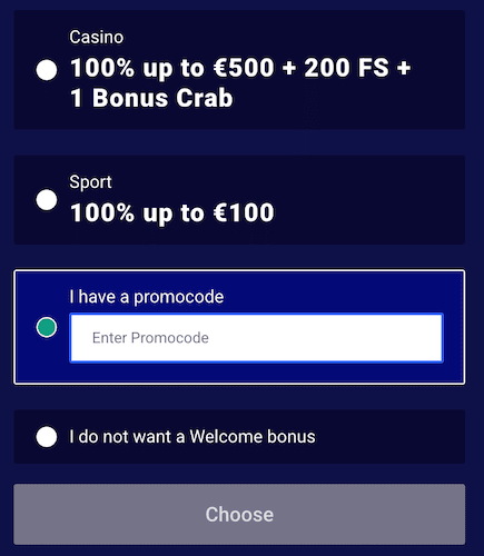Frumzi Sports Betting promo code