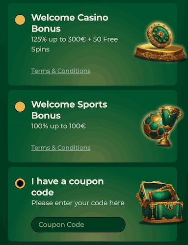 GrandWin Sports Betting coupon code