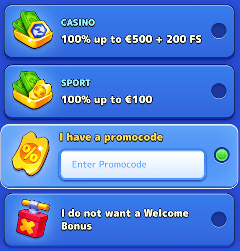 Pistolo Casino Sports Betting promo code