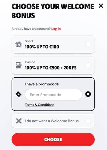 Supabet promo code
